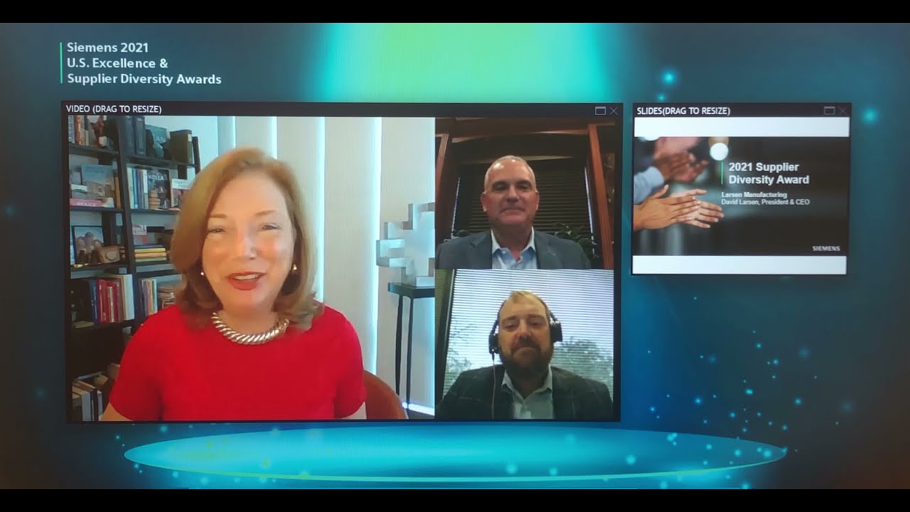 maxresdefault Siemens awards Larsen with Small Business Supplier of the Year Award