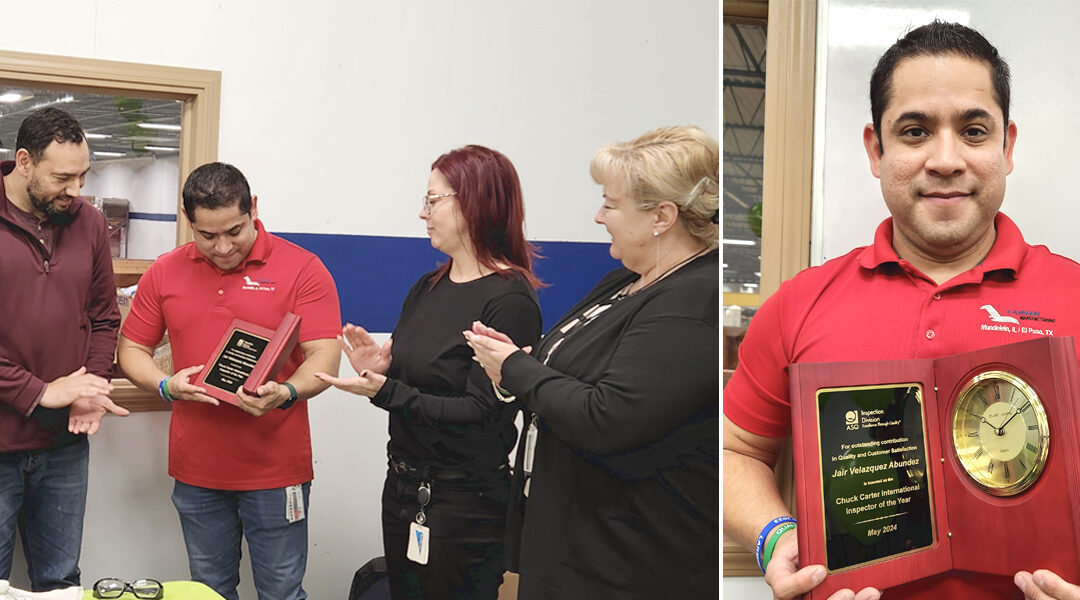 Larsen Manufacturing Awards Inspector of the Year